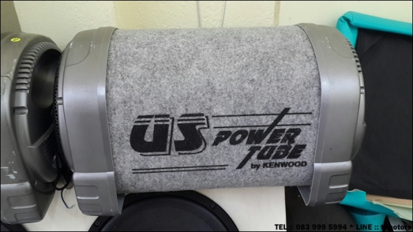 Kenwood US POWERTUBE ซับบาซูก้า มีแอมป์ในตัวพร้อมรีโมท