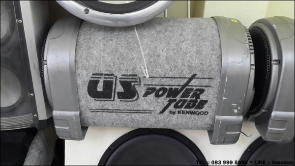 Kenwood US POWERTUBE ซับบาซูก้า มีแอมป์ในตัวพร้อมรีโมท