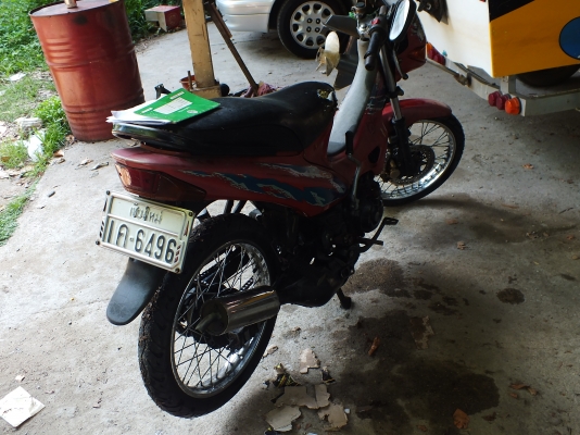 ขายด่วน yamaha jr 120 พร้อมใช้งานเดิมทั้งคันทะเบียนโอนภาษีขาด