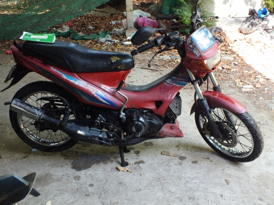 ขายด่วน yamaha jr 120 พร้อมใช้งานเดิมทั้งคันทะเบียนโอนภาษีขาด