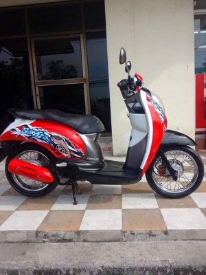 Honda Scoopy i ปี 2555 ลาย Active Boy รถอย่างสวยเลย หัวฉีดประหยัดน้ำมัน เพียง 21000 Honda Scoopy i ปี 2555 ลาย Active Boy รถอย่างสวยเลย หัวฉีดประหยัดน้ำมัน เพียง 21000