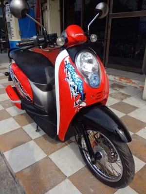 Honda Scoopy i ปี 2555 ลาย Active Boy รถอย่างสวยเลย หัวฉีดประหยัดน้ำมัน เพียง 21000