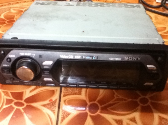 ขายวิทยุ SONY รุ่น CDX-V6800 เล่น Video,CD,MP3 ขายถูกๆ 1200.-