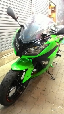 ขาย kawasaki ninja 300 ABS 2014 สีเขียว