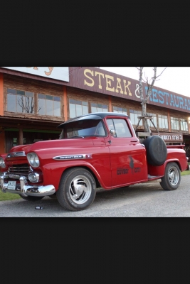 Chevrolet Apache ปี1958 เครื่องNissan Diesel2.7เกียร์ธรรมดา พวงมาลัยซ้าย Chevrolet Apache ปี1958 เครื่องNissan Diesel2.7เกียร์ธรรมดา พวงมาลัยซ้าย