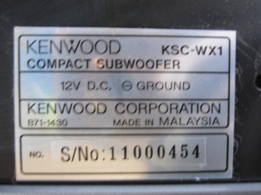 KENWOOD KSC WX1 ซับบ๊อกมีแอมป์ในตัว พร้อมรีโมท KENWOOD KSC WX1 ซับบ๊อกมีแอมป์ในตัว พร้อมรีโมท
