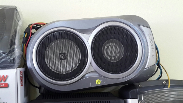 KENWOOD KSC WX1 ซับบ๊อกมีแอมป์ในตัว พร้อมรีโมท