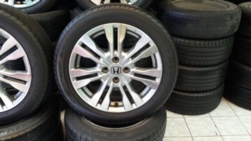 ขายล้อแม็ก HONDA City SVขอบ16ยาง DUNLOP 185/55/16 ปี12