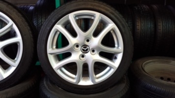 ขายล้อแม็ก Mazda2 Top16 ยาง195/45/16  DUNLOP  ปี 12