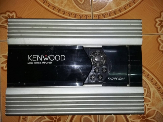 ขายแอมป์ KENWOOD รุ่น KAC-PS540IM (1ch)mono back มีครอสในตัวขายถูกๆ 3700.-