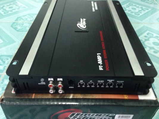 แอมป์คลาสดี SOUND STORM มือสองสภาพดีไม่เคยแกะใช้งานปกติ ขับซับ10&quot;หล่อ-12&quot;ปั้มได้ ขาย 1950 บาท