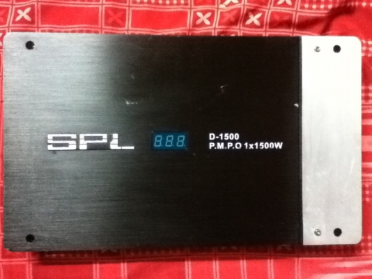 ขายแอมป์ Calss D "SPL รุ่น D-1500 (2ch) 1500w วัตเต็ม ใช้ได้ปกติขายถูกๆ 2300.-