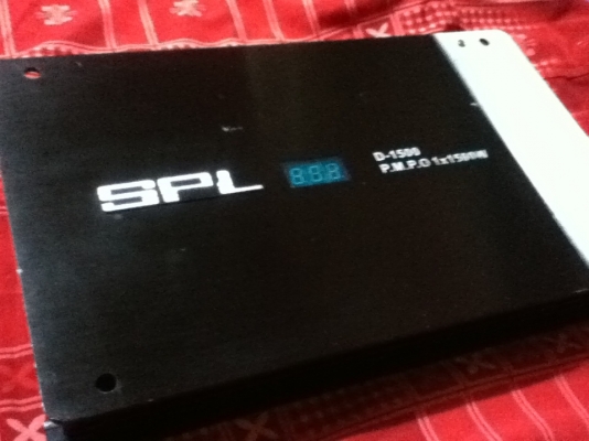 ขายแอมป์ Calss D "SPL รุ่น D-1500 (2ch) 1500w วัตเต็ม ใช้ได้ปกติขายถูกๆ 2300.-