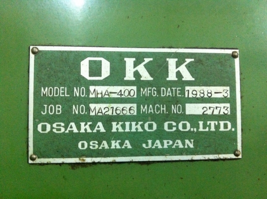 ขายเครื่อง NC MILLING  OKK JAPAN สภาพดี แผงคอนโทรลสวยมาก