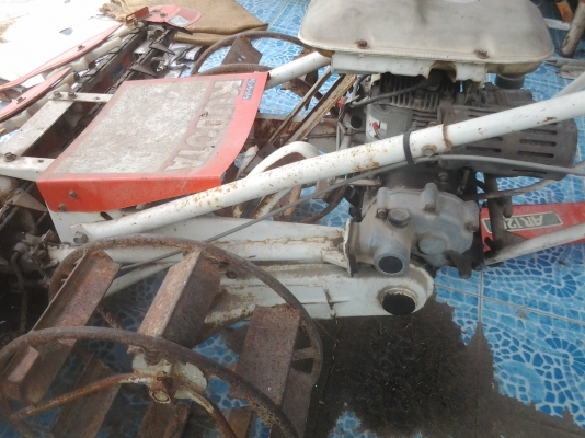 ขายตามสภาพรถเกียวเดินตามคูโบต้าเล็กเครื่องติดได้ปกติ