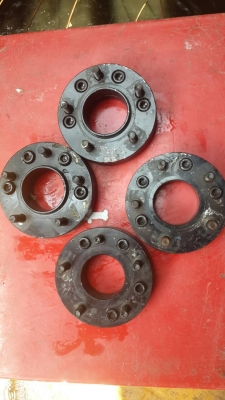 ขายสเปเซอร์นาวาร่า6รู114.3ออก5รู114.3หนา1นิ้วครึ่ง