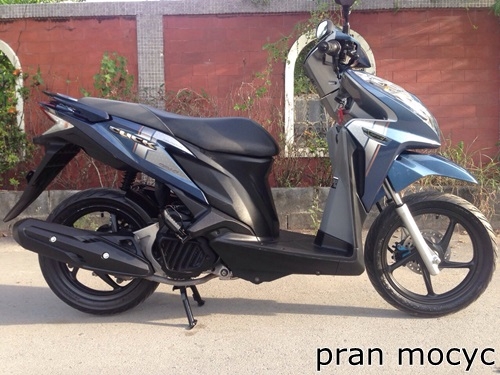 ขายclick125i idling stopสีน้ำเงินดำ ปี2557