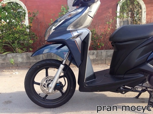 ขายclick125i idling stopสีน้ำเงินดำ ปี2557
