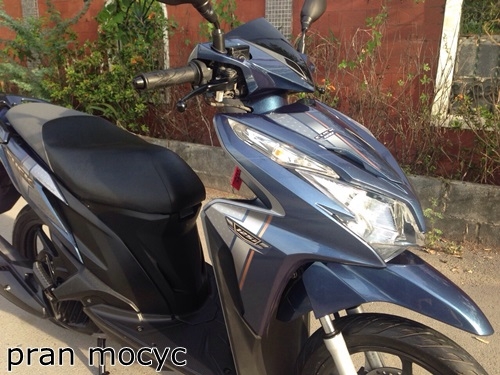 ขายclick125i idling stopสีน้ำเงินดำ ปี2557
