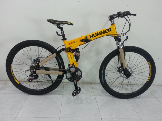 จำหน่ายจักรยานพับได้ HUMMER X แบบมีโช๊คหน้า-หลัง มีของเลย พร้อมส่งทุกจังหวัด จำหน่ายจักรยานพับได้ HUMMER X แบบมีโช๊คหน้า-หลัง มีของเลย พร้อมส่งทุกจังหวัด