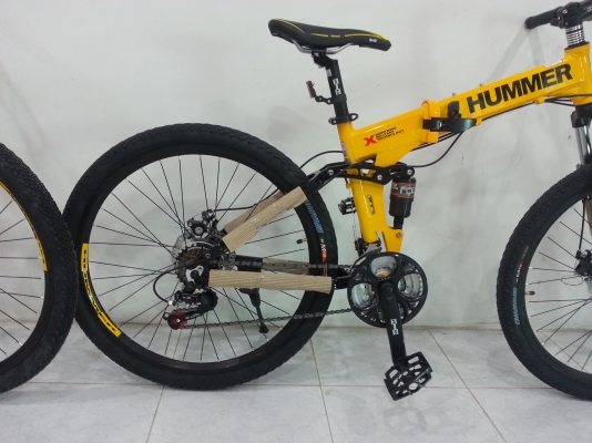 จำหน่ายจักรยานพับได้ HUMMER X แบบมีโช๊คหน้า-หลัง มีของเลย พร้อมส่งทุกจังหวัด จำหน่ายจักรยานพับได้ HUMMER X แบบมีโช๊คหน้า-หลัง มีของเลย พร้อมส่งทุกจังหวัด