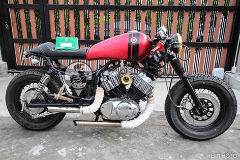 Virago400 cafe racer ทะเบียนแท้พร้อมโอน