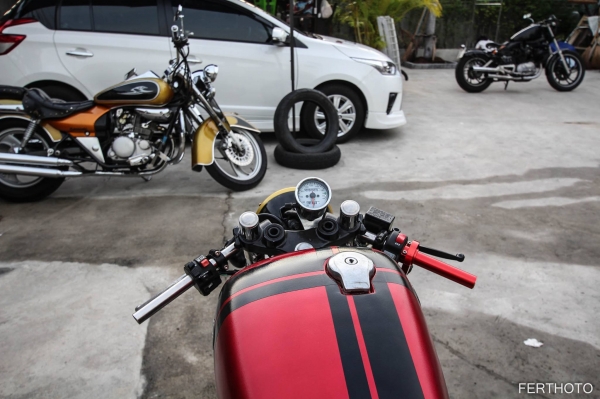 Virago400 cafe racer ทะเบียนแท้พร้อมโอน