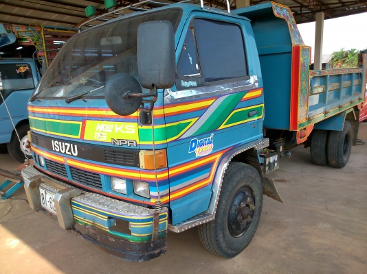 isuzu 115 ดั๊มดิน ยางดี คัสซีสวย Fหน้า,หลัง เครื่อง120