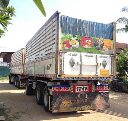 ขายรถพ่วง22ล้อ ISUZU DECA 360 ปี56 ดัมพ์มิเนียมคอกเกษตร