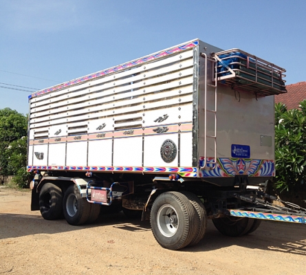 ขายรถพ่วง22ล้อ ISUZU DECA 360 ปี56 ดัมพ์มิเนียมคอกเกษตร