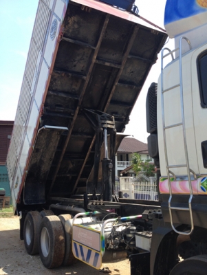 ขายรถพ่วง22ล้อ ISUZU DECA 360 ปี56 ดัมพ์มิเนียมคอกเกษตร