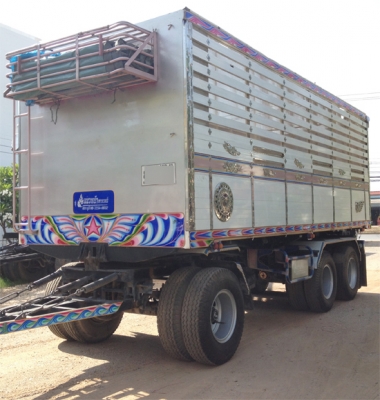 ขายรถพ่วง22ล้อ ISUZU DECA 360 ปี56 ดัมพ์มิเนียมคอกเกษตร