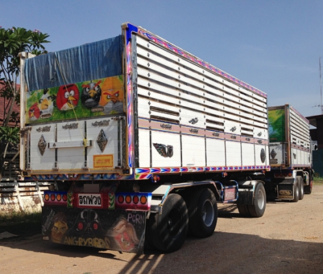 ขายรถพ่วง22ล้อ ISUZU DECA 360 ปี56 ดัมพ์มิเนียมคอกเกษตร