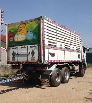 ขายรถพ่วง22ล้อ ISUZU DECA 360 ปี56 ดัมพ์มิเนียมคอกเกษตร