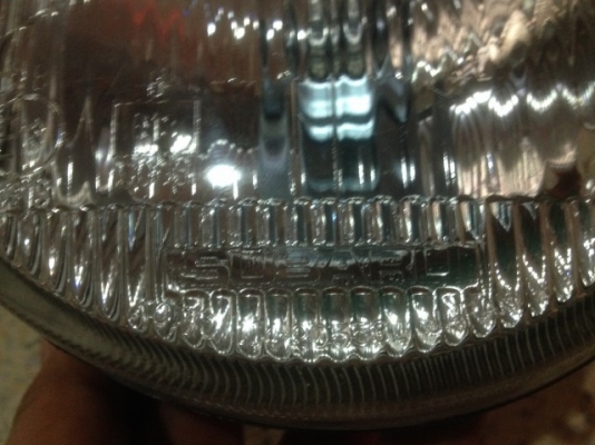 สปรท์ไลท์ทรงกลม SUBARU เป็นกระจกของเก่าญี่ปุ่นเเท้สภาพดี