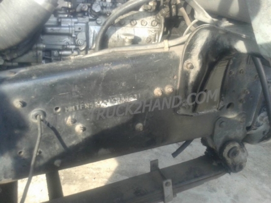 ขายยกชุด รถบรรทุกหัวลาก 10 ล้อ MITSUBISHI FUSO FN527 SR 220 แรงม้า ปีจดทะเบียน 2545 + หางเทเลอร์พื้นเรียบ อู่พนัส ยาว 12 เมตร 2 เพลา