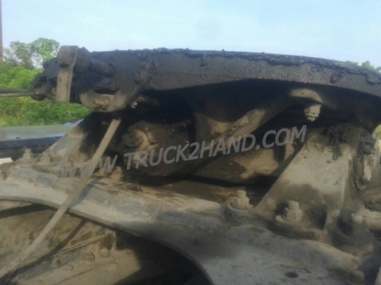 ขายยกชุด รถบรรทุกหัวลาก 10 ล้อ MITSUBISHI FUSO FN527 SR 220 แรงม้า ปีจดทะเบียน 2545 + หางเทเลอร์พื้นเรียบ อู่พนัส ยาว 12 เมตร 2 เพลา