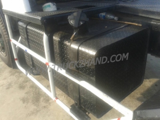 ขายยกชุด รถบรรทุกหัวลาก 10 ล้อ MITSUBISHI FUSO FN527 SR 220 แรงม้า ปีจดทะเบียน 2545 + หางเทเลอร์พื้นเรียบ อู่พนัส ยาว 12 เมตร 2 เพลา