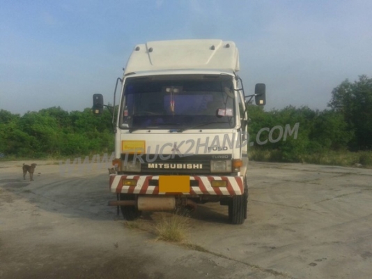 ขายยกชุด รถบรรทุกหัวลาก 10 ล้อ MITSUBISHI FUSO FN527 SR 220 แรงม้า ปีจดทะเบียน 2545 + หางเทเลอร์พื้นเรียบ อู่พนัส ยาว 12 เมตร 2 เพลา