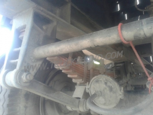 ขายยกชุด รถบรรทุกหัวลาก 10 ล้อ MITSUBISHI FUSO FN527 SR 220 แรงม้า ปีจดทะเบียน 2545 + หางเทเลอร์พื้นเรียบ อู่พนัส ยาว 12 เมตร 2 เพลา