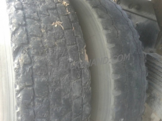 ขายยกชุด รถบรรทุกหัวลาก 10 ล้อ MITSUBISHI FUSO FN527 SR 220 แรงม้า ปีจดทะเบียน 2545 + หางเทเลอร์พื้นเรียบ อู่พนัส ยาว 12 เมตร 2 เพลา