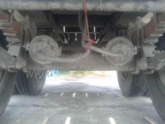 ขายยกชุด รถบรรทุกหัวลาก 10 ล้อ MITSUBISHI FUSO FN527 SR 220 แรงม้า ปีจดทะเบียน 2545 + หางเทเลอร์พื้นเรียบ อู่พนัส ยาว 12 เมตร 2 เพลา