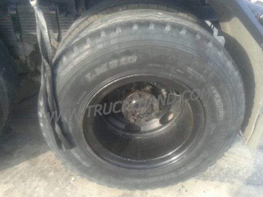 ขายยกชุด รถบรรทุกหัวลาก 10 ล้อ MITSUBISHI FUSO FN527 SR 220 แรงม้า ปีจดทะเบียน 2545 + หางเทเลอร์พื้นเรียบ อู่พนัส ยาว 12 เมตร 2 เพลา