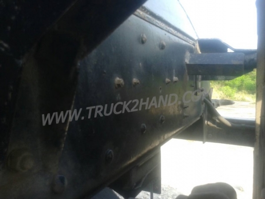 ขายยกชุด รถบรรทุกหัวลาก 10 ล้อ MITSUBISHI FUSO FN527 SR 220 แรงม้า ปีจดทะเบียน 2545 + หางเทเลอร์พื้นเรียบ อู่พนัส ยาว 12 เมตร 2 เพลา