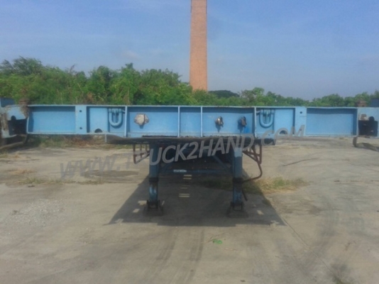 ขายยกชุด รถบรรทุกหัวลาก 10 ล้อ MITSUBISHI FUSO FN527 SR 220 แรงม้า ปีจดทะเบียน 2545 + หางเทเลอร์พื้นเรียบ อู่พนัส ยาว 12 เมตร 2 เพลา