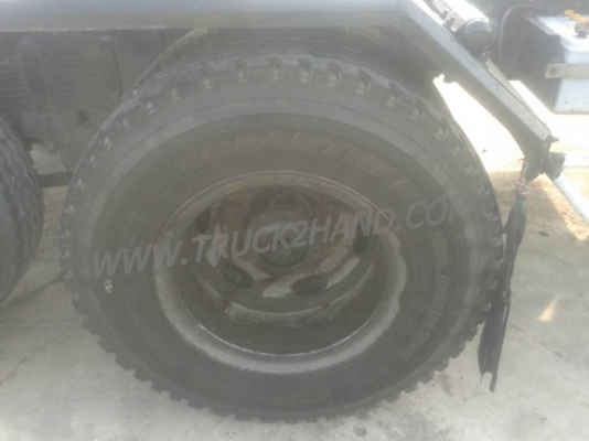 ขายยกชุด รถบรรทุกหัวลาก 10 ล้อ MITSUBISHI FUSO FN527 SR 220 แรงม้า ปีจดทะเบียน 2545 + หางเทเลอร์พื้นเรียบ อู่พนัส ยาว 12 เมตร 2 เพลา