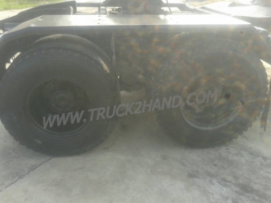 ขายยกชุด รถบรรทุกหัวลาก 10 ล้อ MITSUBISHI FUSO FN527 SR 220 แรงม้า ปีจดทะเบียน 2545 + หางเทเลอร์พื้นเรียบ อู่พนัส ยาว 12 เมตร 2 เพลา