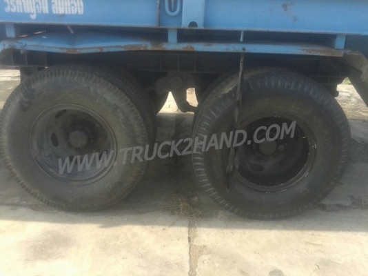 ขายยกชุด รถบรรทุกหัวลาก 10 ล้อ MITSUBISHI FUSO FN527 SR 220 แรงม้า ปีจดทะเบียน 2545 + หางเทเลอร์พื้นเรียบ อู่พนัส ยาว 12 เมตร 2 เพลา