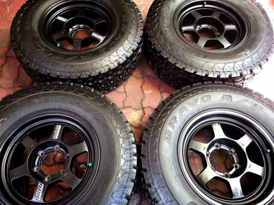 ลดราคา ..... ล้อ TE37  พร้อมยาง  265 70 16  AT