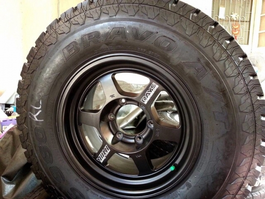 ลดราคา ..... ล้อ TE37  พร้อมยาง  265 70 16  AT